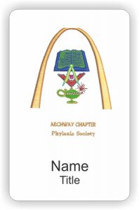 (image for) Phylaxis Society, Inc. ID Vertical badge