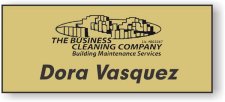(image for) The Business Cleaning Company, Inc Standard Gold Square Corner badge