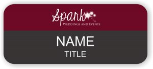 (image for) Spark Weddings and Events Full Color - Round Corners badge