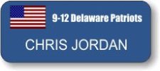 (image for) 9-12 Delaware Patriots Blue Badge