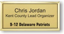 (image for) 9-12 Delaware Patriots Executive Gold Badge