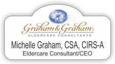 (image for) Graham & Graham LLC Shaped White badge