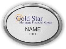 (image for) Gold Star Mortgage Financial Group Corp Oval Executive Silver badge