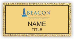 (image for) Beacon Real Estate Bling Gold badge