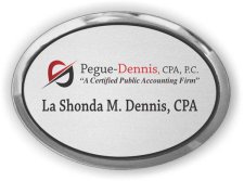 (image for) Pegue-Dennis, CPA PC Oval Executive Silver badge