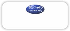 (image for) McCook's Pharmacy Standard White badge