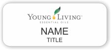 (image for) Young Living Essential Oils Standard White badge