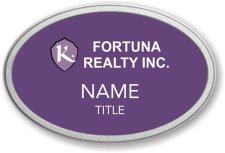 (image for) Fortuna Realty Inc. Oval Prestige Pebbled badge