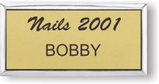 (image for) Nails 2001 Executive Silver Framed Gold badge