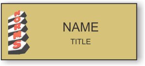 (image for) Norms Standard Gold Square Corner badge