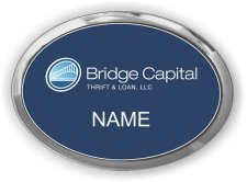 (image for) Bridge Capital Oval Executive Silver Other badge