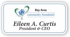 (image for) Bay Area Community Foundation Standard White Badge - Style 2