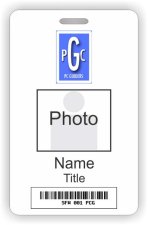 (image for) PC Guiders LLC Barcode ID Vertical badge