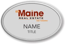 (image for) The Maine Real Estate Network Oval Prestige Pebbled badge