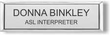 (image for) Donna Binkley Small Executive Silver badge