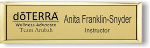 (image for) Doterra Team Arubah Small Executive Gold badge