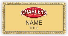 (image for) Charley's Grilled Subs Bling Gold badge