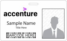 (image for) Accenture Barcode ID Horizontal badge