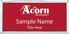 (image for) The Acorn Newspapers Executive Silver Red Badge