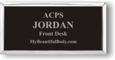 (image for) ACPS Executive Black Silver Framed Badge