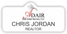 (image for) Adair Real Estate Services White Shaped Badge