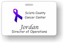 (image for) Scioto County Cancer Center White Badge