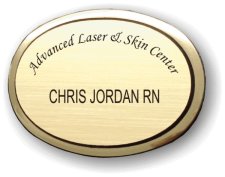 (image for) Advanced Laser & Skin Center Executive Oval Gold Badge