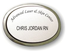(image for) Advanced Laser & Skin Center Executive Oval Silver Badge