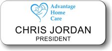 (image for) Advantage Home Care White Badge