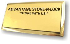 (image for) Advantage Store-N-Lock Executive Gold Badge