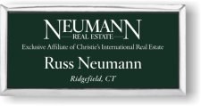 (image for) Neumann Real Estate Green Badge on Silver Frame