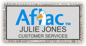 (image for) Aflac Silver Bling Badge