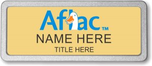 (image for) Aflac Gold Prestige Badge with Pebbled Silver Frame