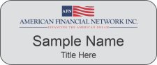 (image for) American Financial Network Silver Round Corners badge