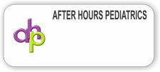(image for) After Hours Pediatrics Logo Only White Badge
