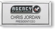 (image for) Agency of Credit Control, Inc. Silver Executive Badge