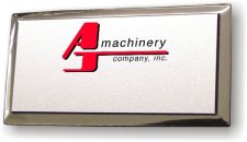 (image for) AJ Machinery Company Silver Executive Logo Only