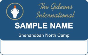 (image for) Gideon\'s International Shenandoah North Camp - Pocket Insert