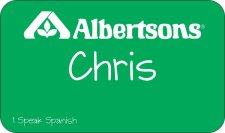 (image for) Albertsons Minor Green Badge