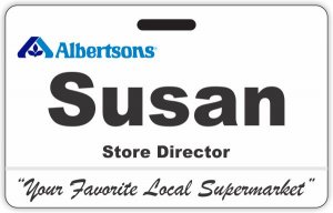 (image for) Albertsons ID Style Badge