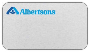 (image for) Albertsons Silver Logo Only Badges Pack of 50 (classic style)