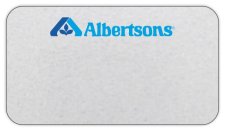 (image for) Albertsons Logo Only Silver Name Badge