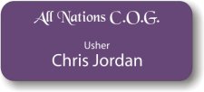 (image for) All Nations Church of God Purple Badge