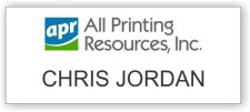 (image for) All Printing Resources, Inc. White Badge