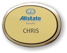 (image for) Allstate Benefits Gold Oval Executive Badge