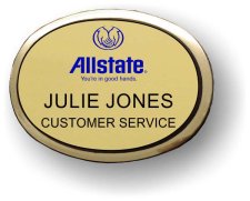 (image for) Allstate Gold Oval Executive Badge