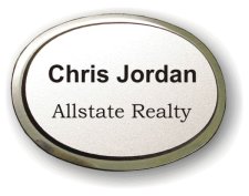 (image for) Allstate Realty Executive Oval Silver Badge