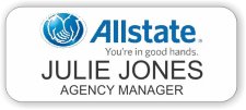 (image for) Allstate Insurance White Badge Full Color Logo