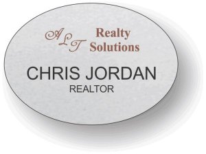 (image for) ALT Realty Solutions Silver Oval Badge