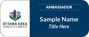 (image for) Ottawa Area Chamber of Commerce Standard Other Badge - Ambassador